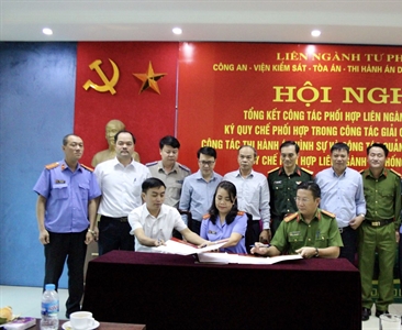 Hội nghị tổng kết công tác phối hợp liên ngành tư pháp huyện Gia Lâm năm 2020